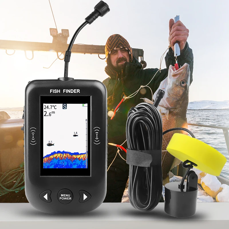 Fish Finder Portable - Pencari Ikan Erchang XF03 45 Derajat
