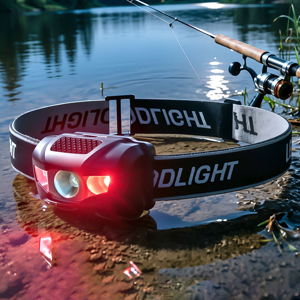 Fish Finder Battery - Lampu Kepala Memancing Terbaru 4 Mode