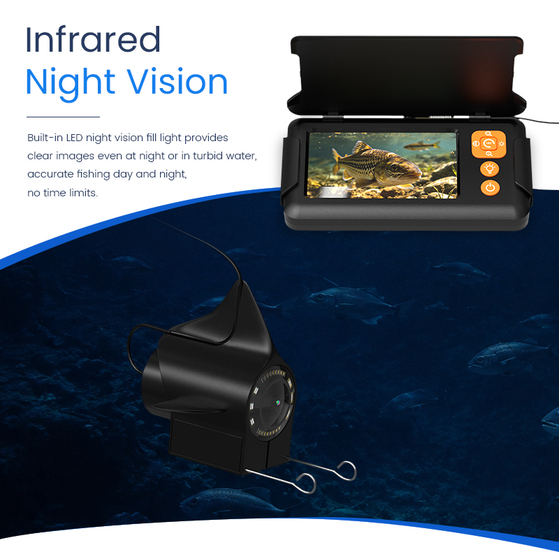 Kamera Pemancing Layar 4.3’’ K - Fish Finder Cable ulasan dan harga
