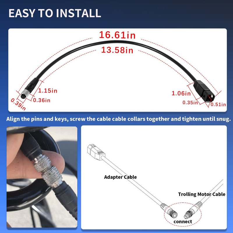 Kabel Adaptor Transduser Sonar - Fish Finder Cable ulasan dan harga