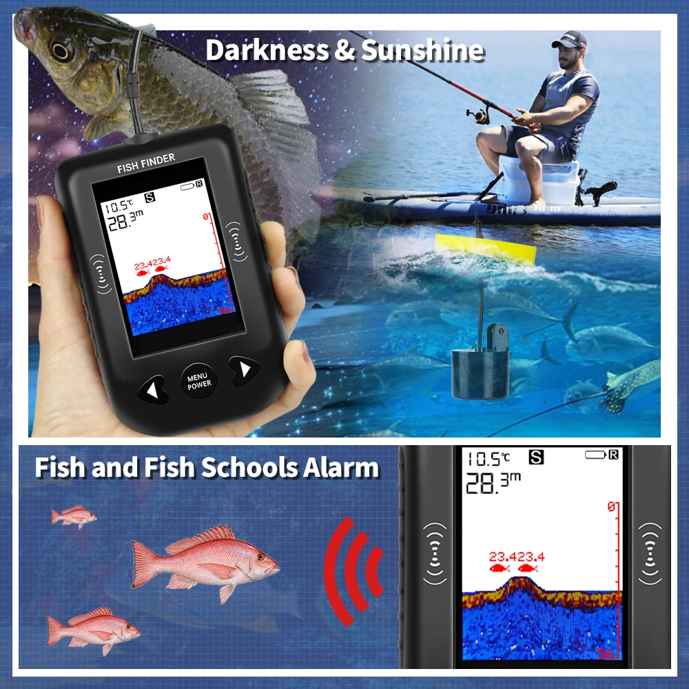 Pencari Ikan Erchang XF03 45 D - Fish Finder Portable ulasan dan harga