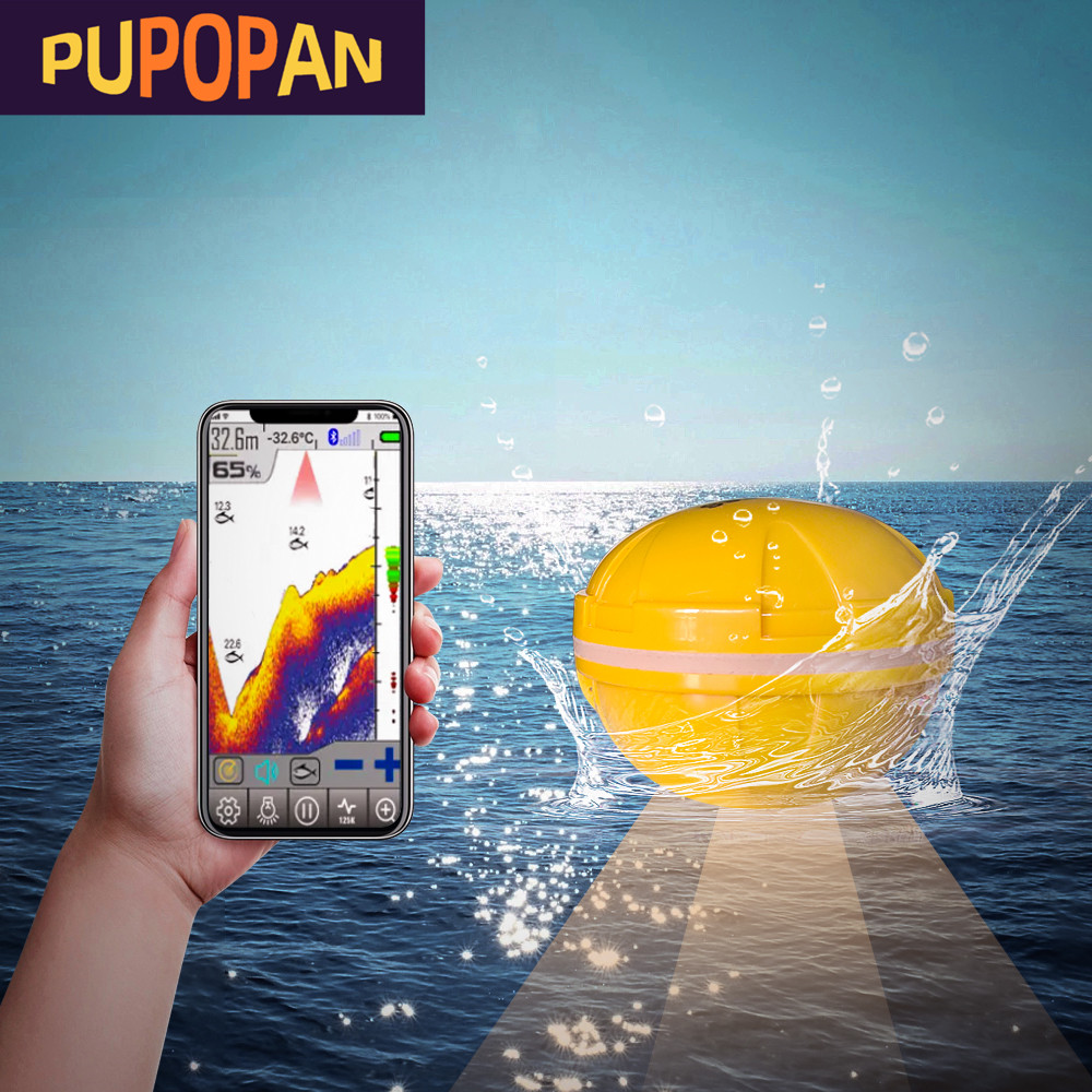 PUPOPAN 100M Ponsel Pintar Bar - Fishing Gps ulasan dan harga