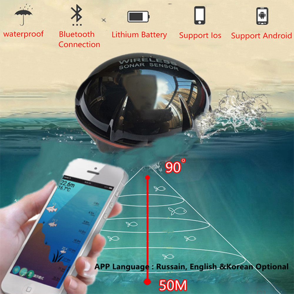 PUPOPAN 100M Ponsel Pintar Bar - Fishing Gps ulasan dan harga