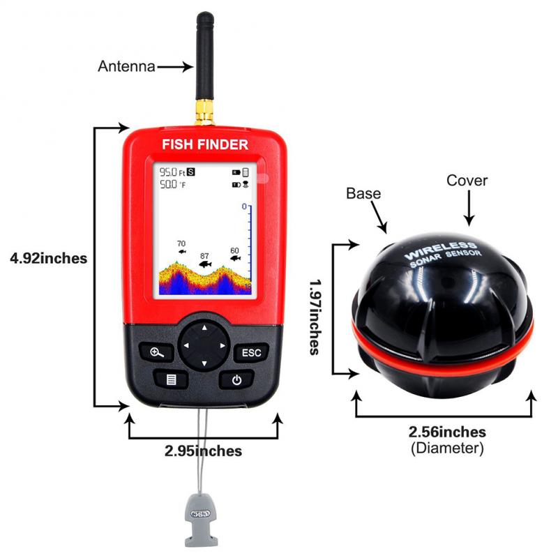Pencari Ikan Portabel dengan S - Fish Finder Portable ulasan dan harga
