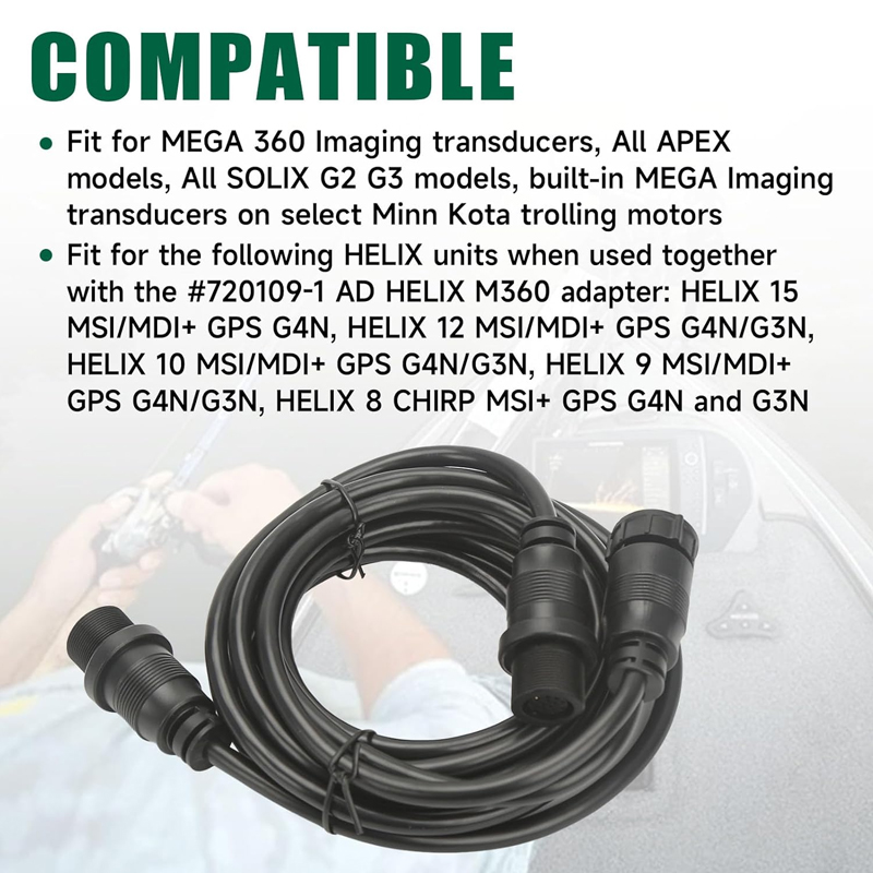 Kabel Adaptor Fish Finders 14  - Fish Finder Cable ulasan dan harga